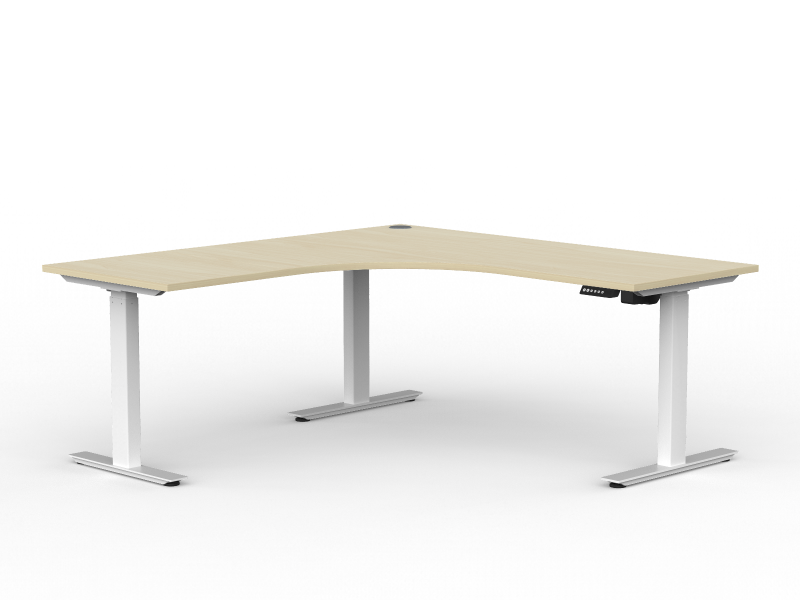 Roslyn Electric Workstation 2 Column Desks & Tables Height