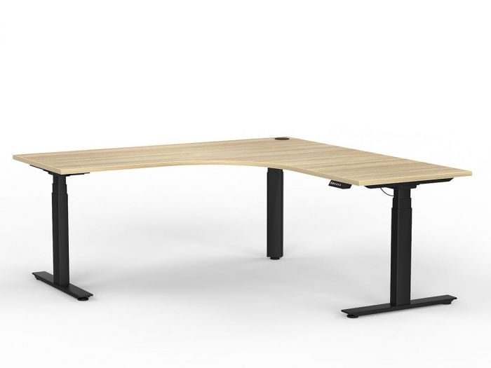 Roslyn Electric Workstation 3 Column Desks & Tables Height